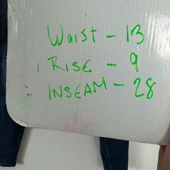 Frame Women's High Rise Medium Wash Skinny Denim Blue Jeans Size 24 - Picture 9 of 9